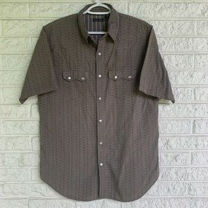 Pearl Snap Button Western Shirt